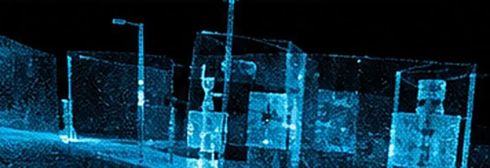 Immagine illustrativa di una nuvola di punti da laser scanner 3D